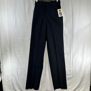 Urban Patrol Trousers Sz 25 Navy Blue Performance Stretch High Rise Unhemmed